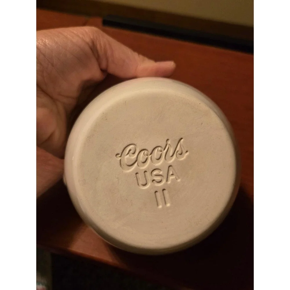 Vintage Coors USA 00‎ White Ceramic Mortar and Pestle Set Apothecary Kitchenware